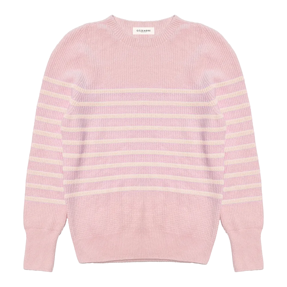Pull SABLONS RAYÉ (Mérinos/Cachemire)
