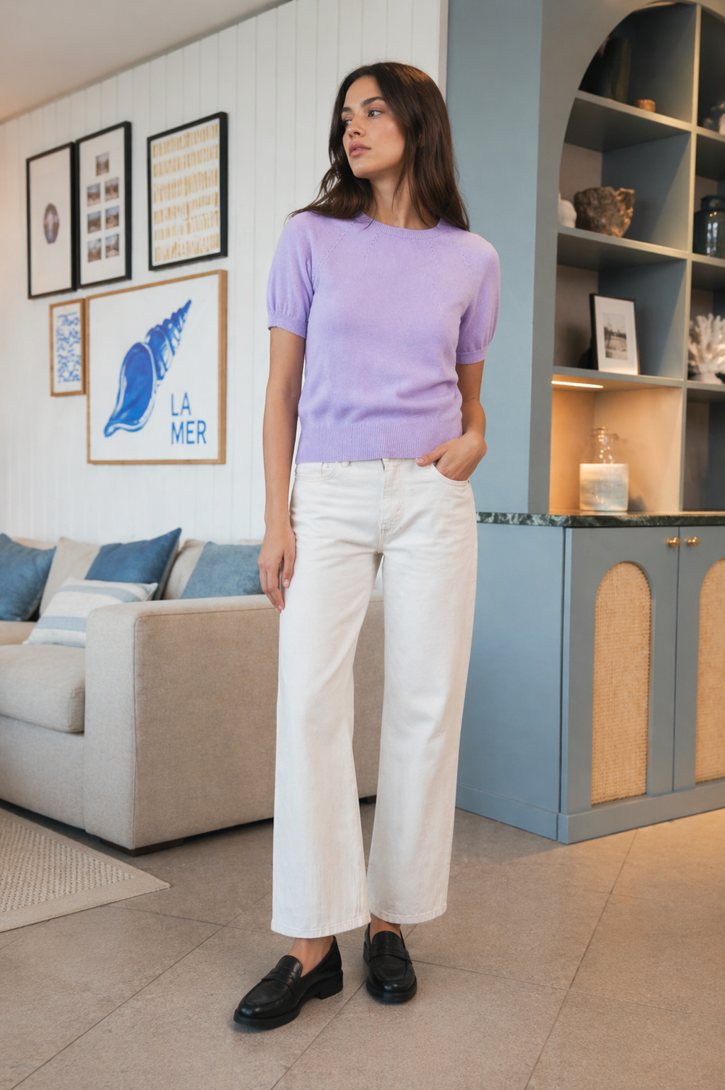 Le t-shirt en coton bio, la base la plus simple pour un look estival.