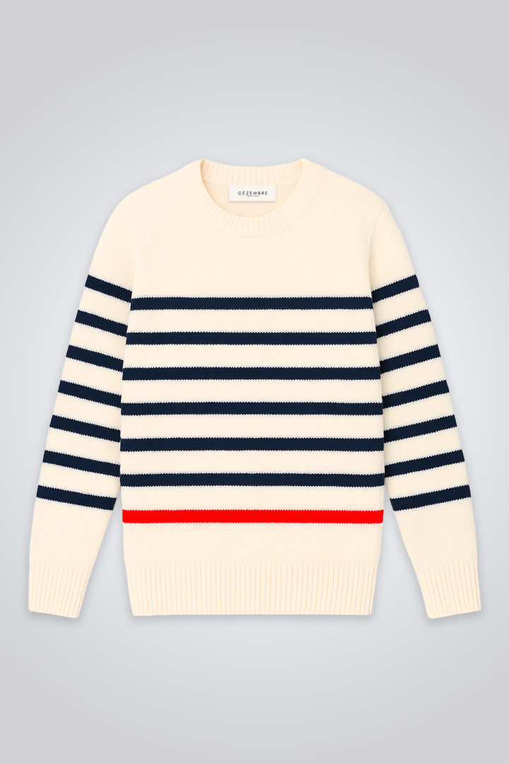 Vue Face #couleur_ecru-marine