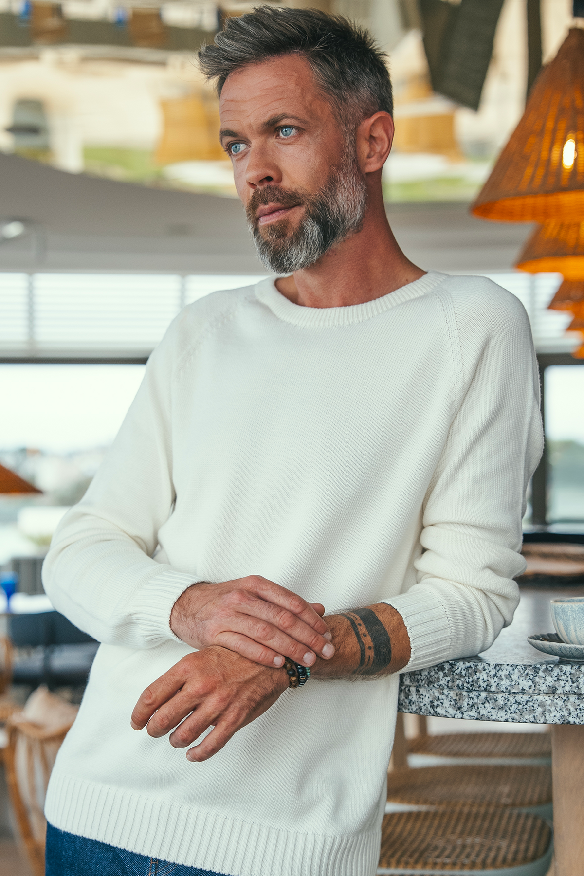 Pull en coton & cachemire - ALEXANDRE