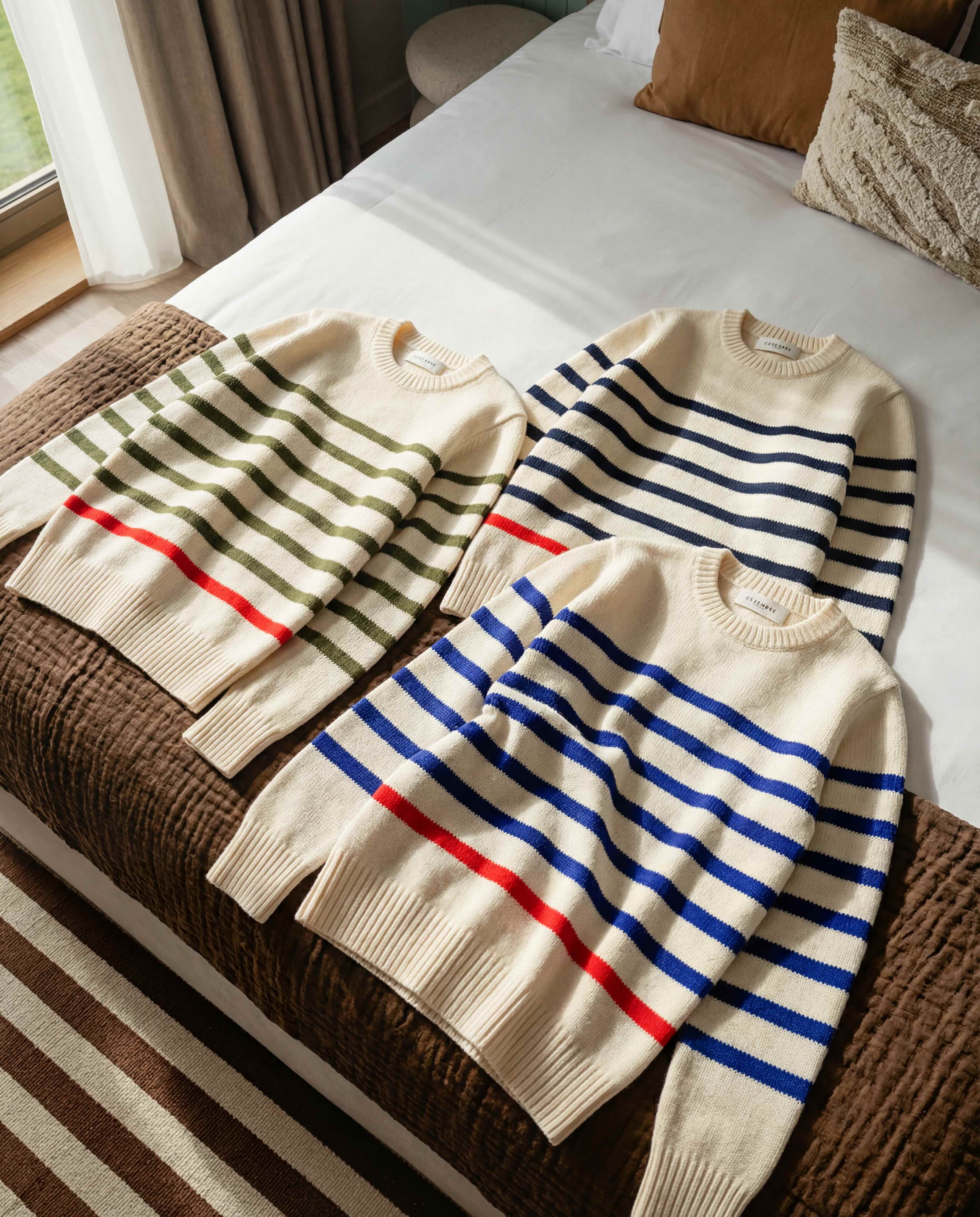 Pull rayé en laine - CHEVRETS