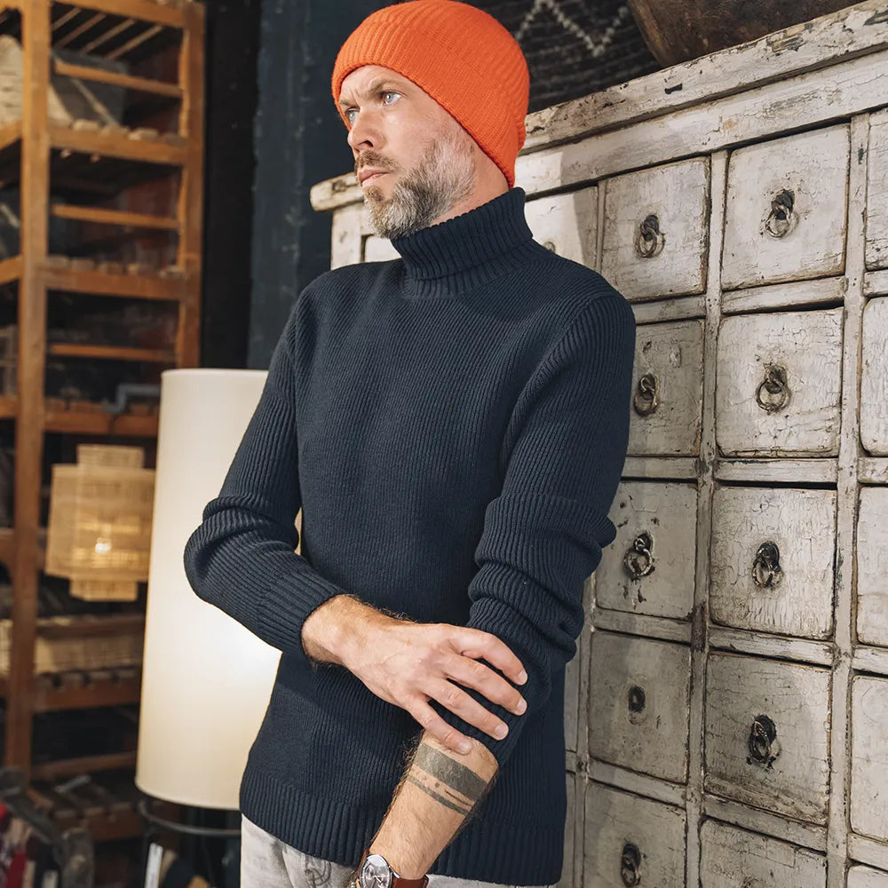 Pull CHEVRETS Col roulé (Mixte)