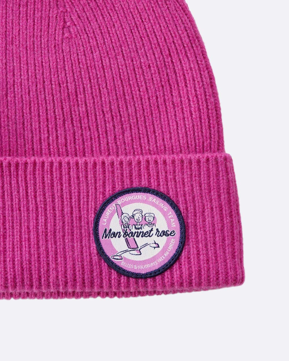 Bonnet en mérinos & cachemire - Mon Bonnet Rose
