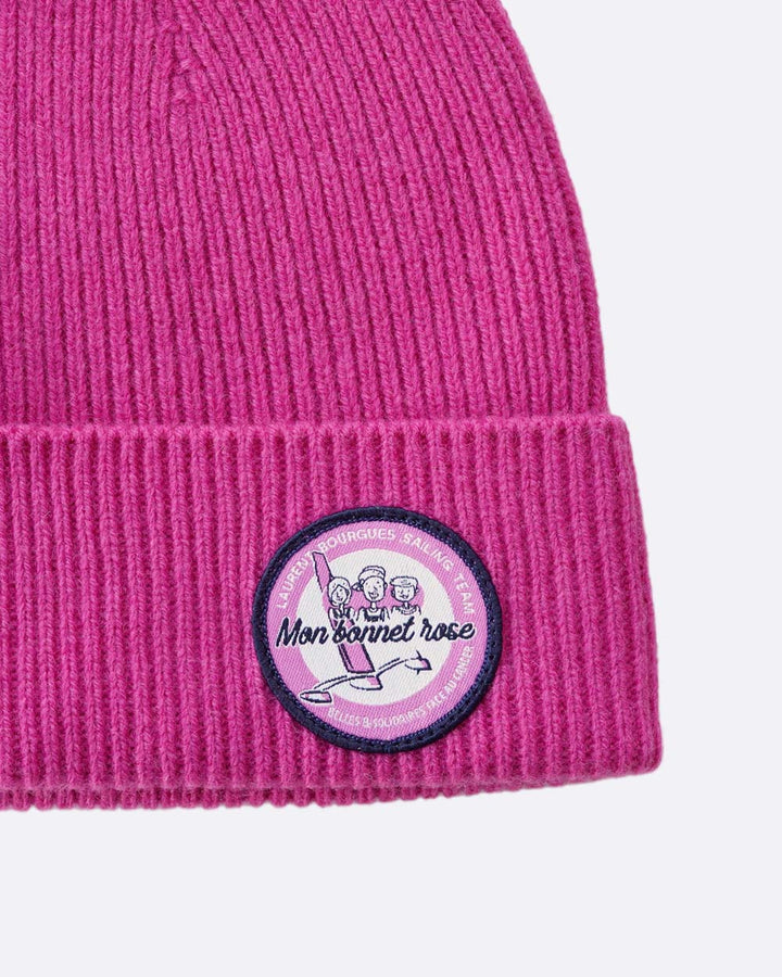 Bonnet en mérinos & cachemire - Mon Bonnet Rose