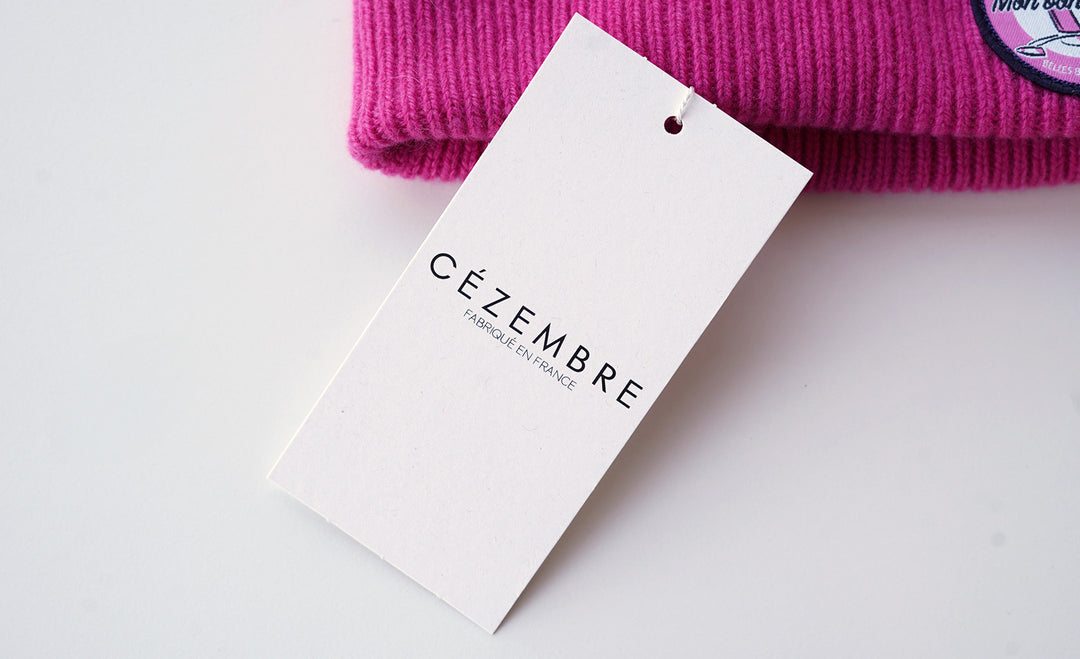 Bonnet en mérinos & cachemire - Mon Bonnet Rose