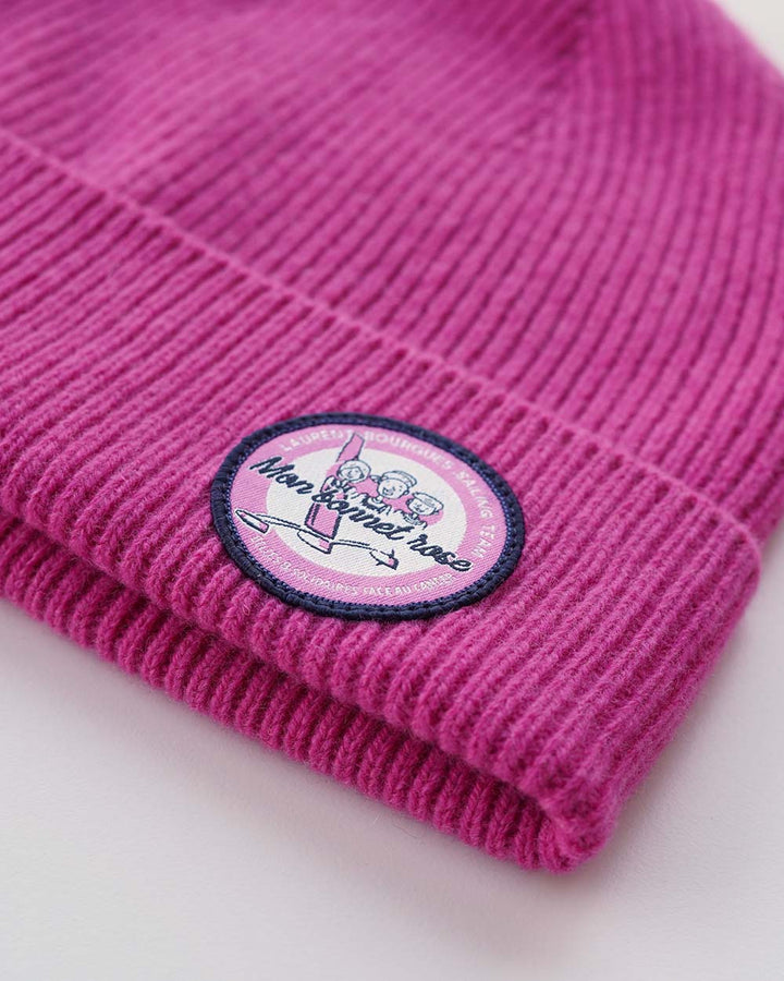 Bonnet en mérinos & cachemire - Mon Bonnet Rose