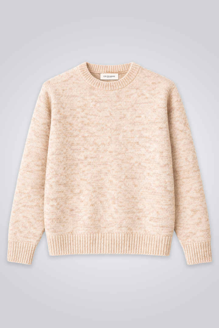 Vue Face #couleur_beige chiné, ppf