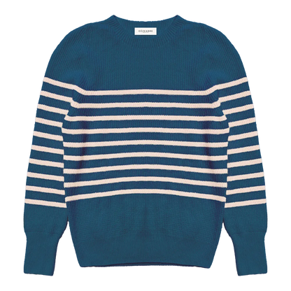 Pull SABLONS RAYÉ (Mérinos/Cachemire)