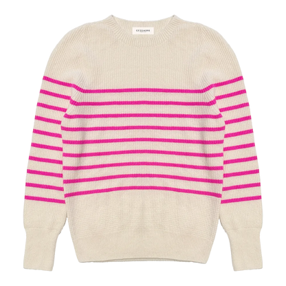 Pull SABLONS RAYÉ (Mérinos/Cachemire)