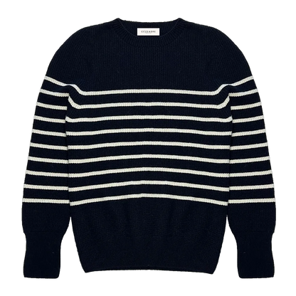 Pull SABLONS RAYÉ (Mérinos/Cachemire)